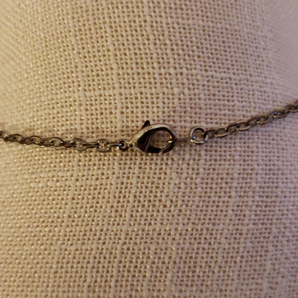 Green stone necklace - Picture 3 of 4